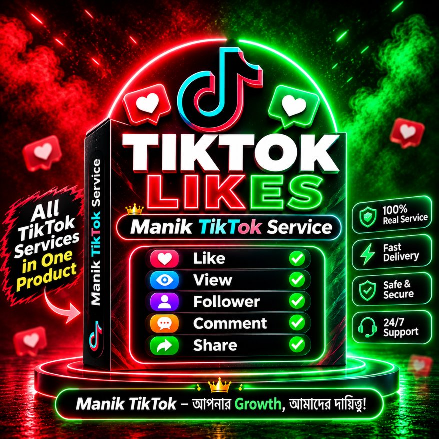 TikTok All Services Like Views Followers Comments Shares